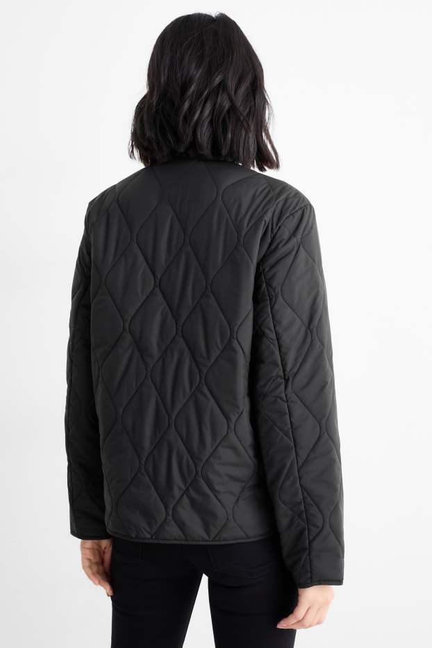 Damen - Steppjacke - schwarz