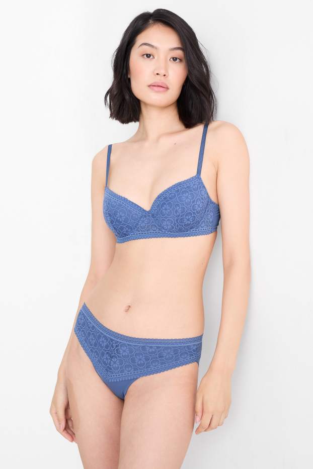 Femmes - Culotte - bleu