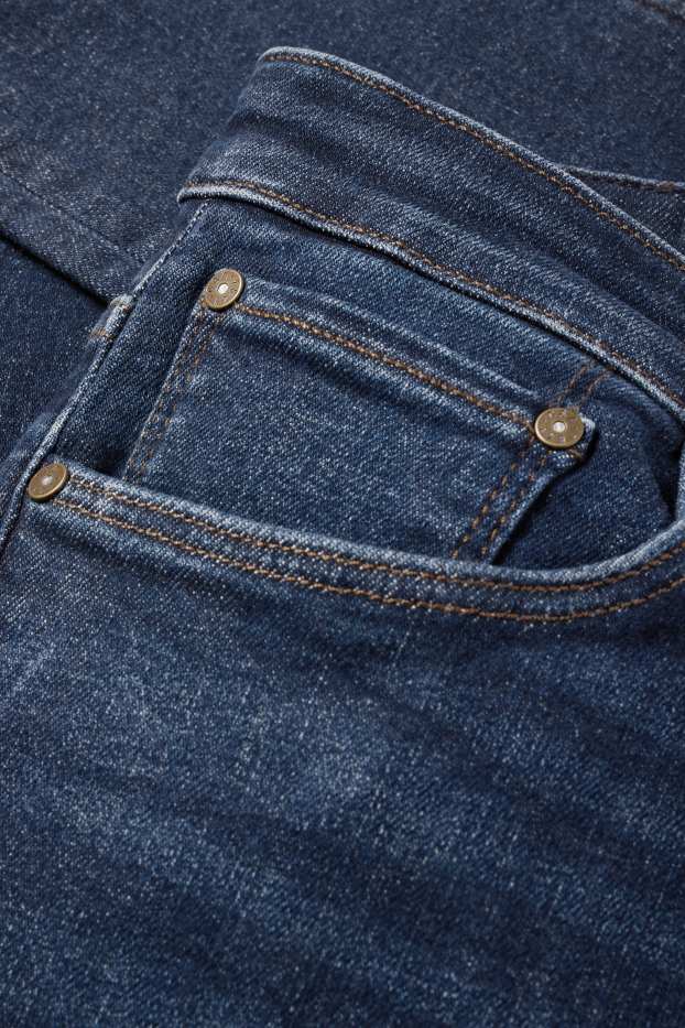 Pánské - Skinny jeans - LYCRA® - džíny - tmavomodré