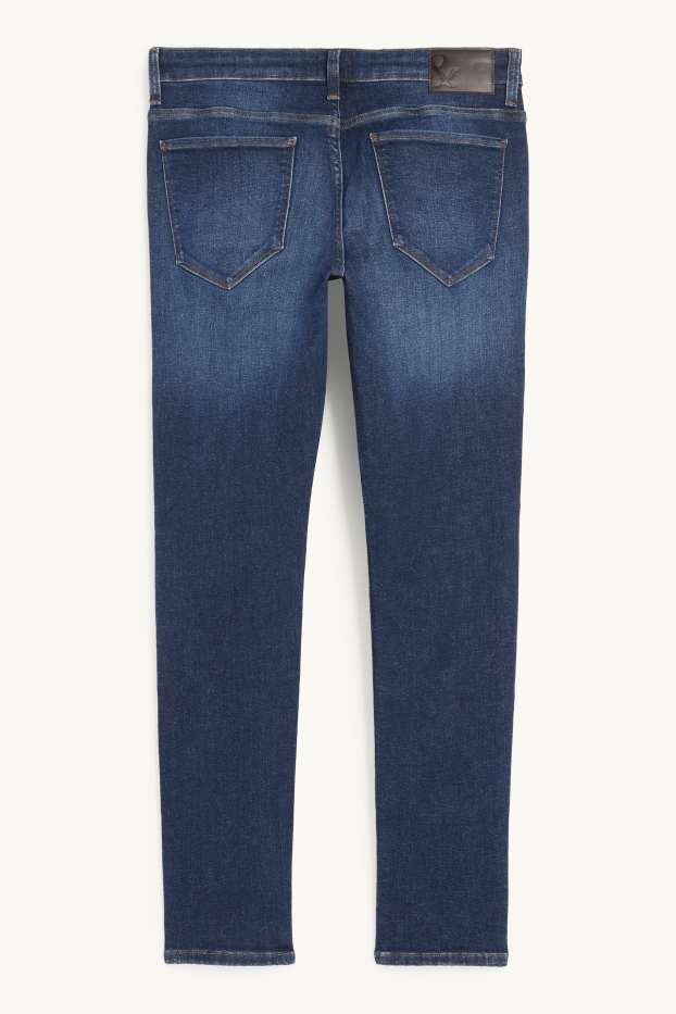 Pánské - Skinny jeans - LYCRA® - džíny - tmavomodré