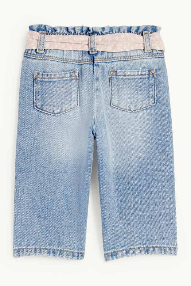 Baby Girls - Baby wide leg jeans - denim-light blue