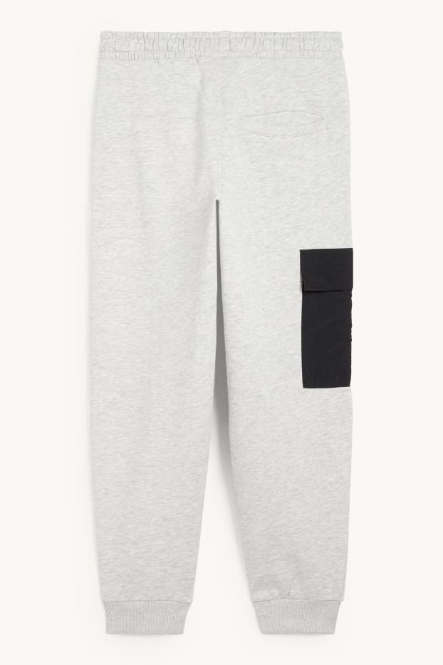 Children Boys - Joggers - light gray-melange