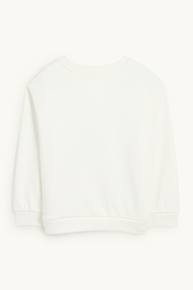 Děti - dívky - Minnie Mouse - mikina - krémově bílá