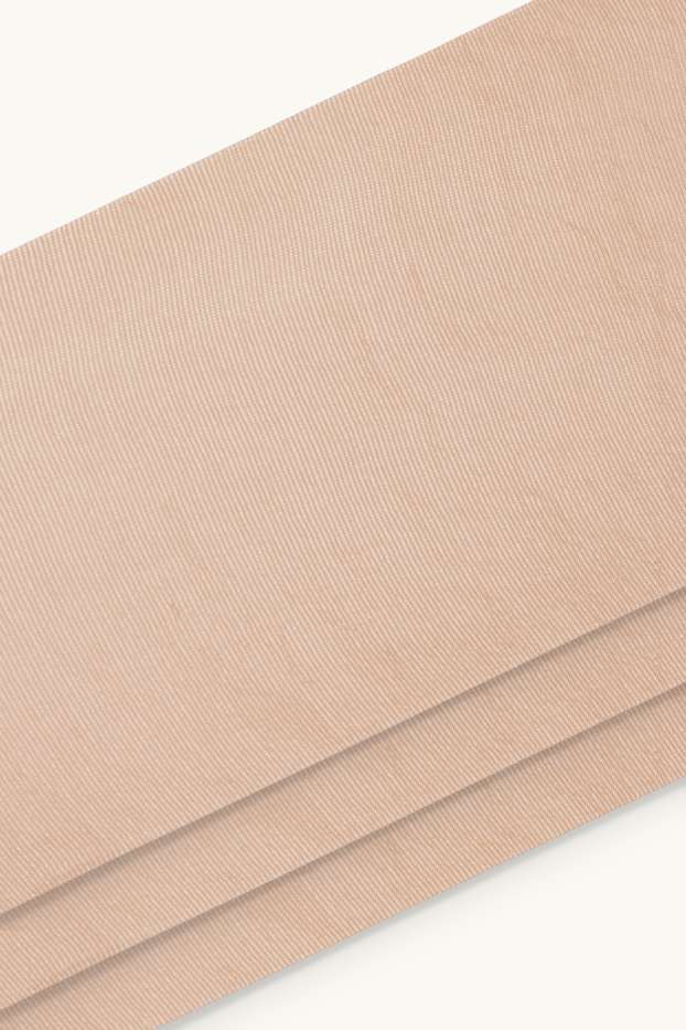 Dames - Set van 3 paar - pantysokjes - LYCRA® - 20 DEN - Crème