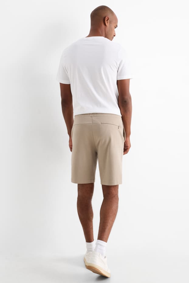 Herren - Sweatshorts - beige