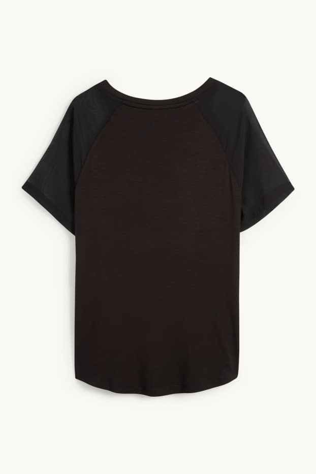 Femmes - T-shirt - regular fit - noir