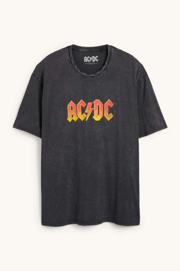 Hombre - Camiseta - relaxed fit - AC/DC - gris oscuro