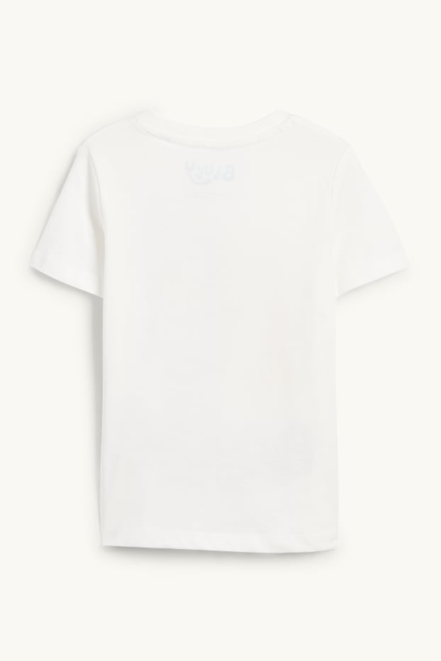 Children Boys - Bluey - short sleeve T-shirt - white