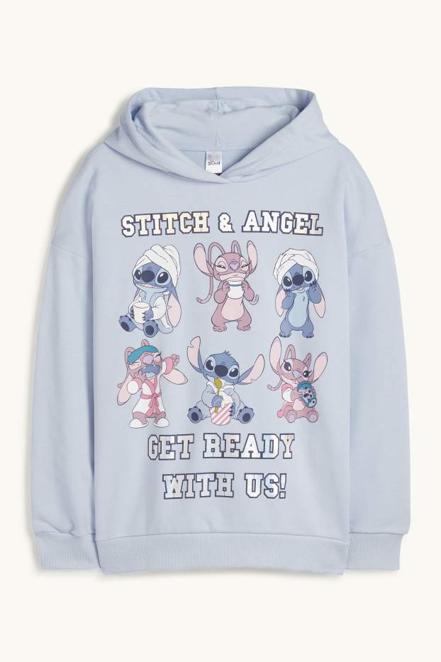 Children Girls - Lilo & Stitch - hoodie - light blue