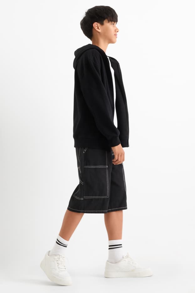 Children Boys - Bermuda shorts - black
