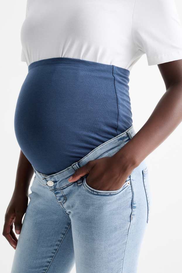Women - Maternity jeans - slim jeans - LYCRA® - denim-light blue
