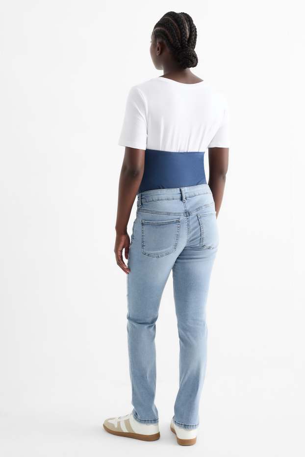 Women - Maternity jeans - slim jeans - LYCRA® - denim-light blue