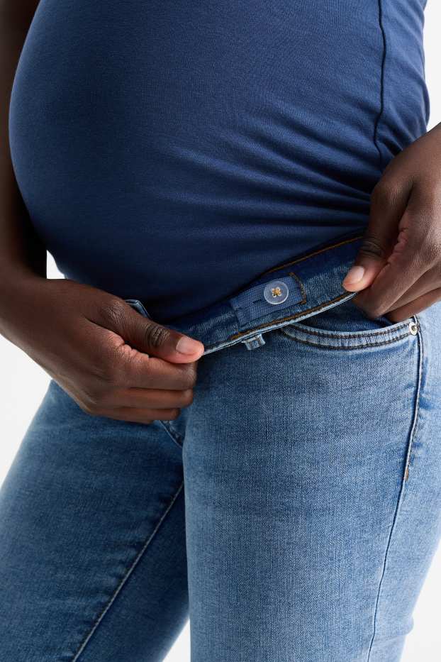 Femmes - Jean de grossesse - slim jean - LYCRA® - jean bleu