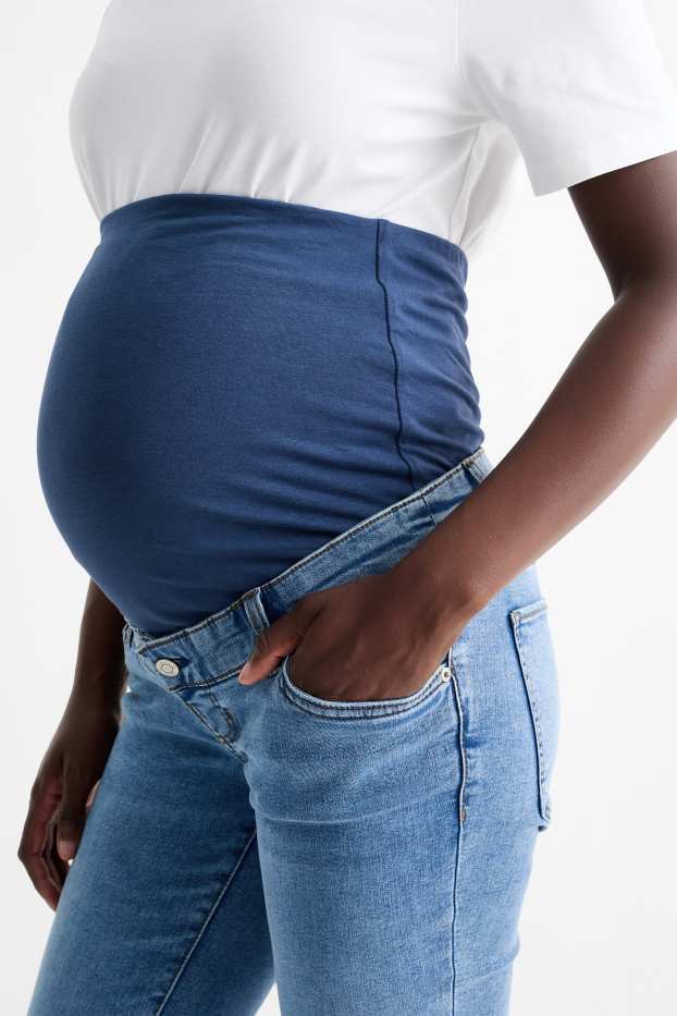 Femmes - Jean de grossesse - slim jean - LYCRA® - jean bleu