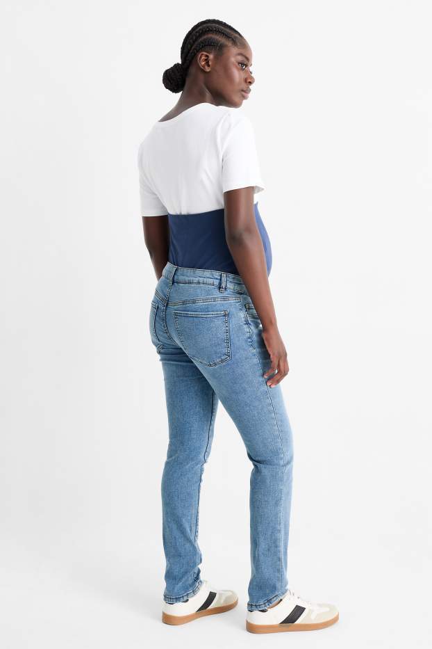 Femmes - Jean de grossesse - slim jean - LYCRA® - jean bleu
