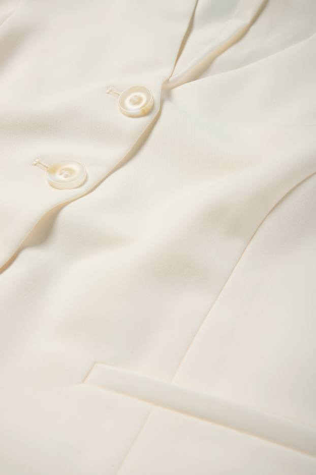 Women - Business waistcoat - loose fit - cremewhite