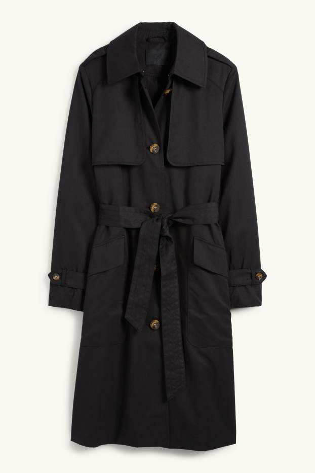 Dámské - Trenčkot - černá