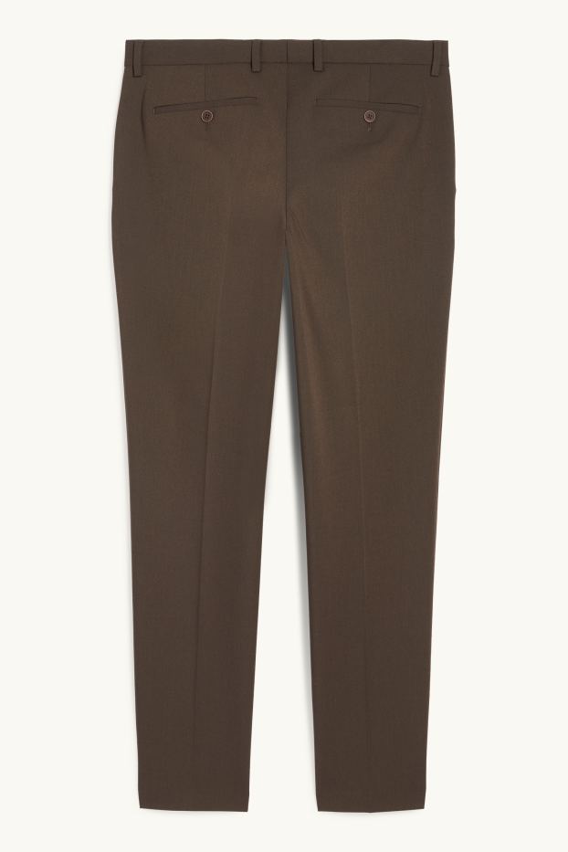 Herren - Baukasten-Hose - Slim Fit - Flex - dunkelbraun