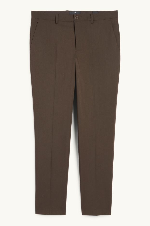 Herren - Baukasten-Hose - Slim Fit - Flex - dunkelbraun