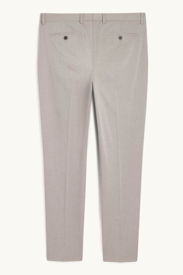 Herren - Baukasten-Hose - Slim Fit - Flex - grau