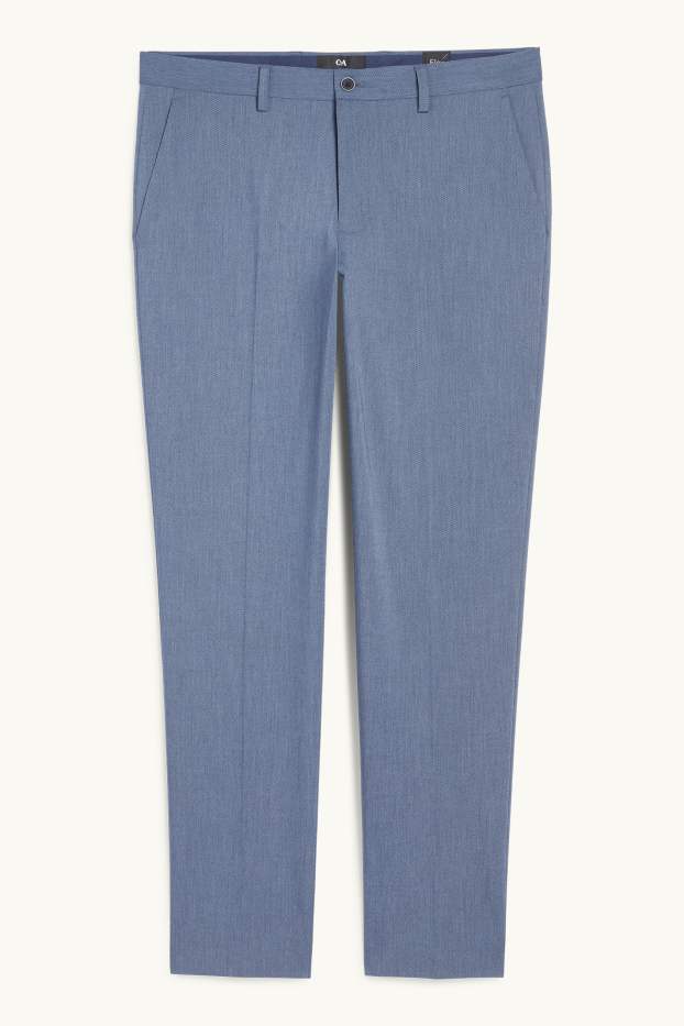 Herren - Baukasten-Hose - Slim Fit - Flex - blau