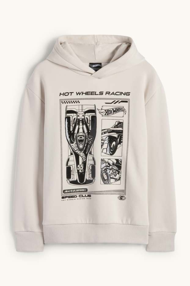 Kinder Buben - Hot Wheels - Hoodie - beige