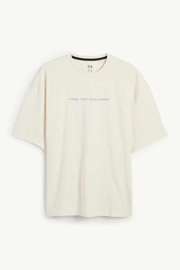 Home - Samarreta tècnica - beix clar