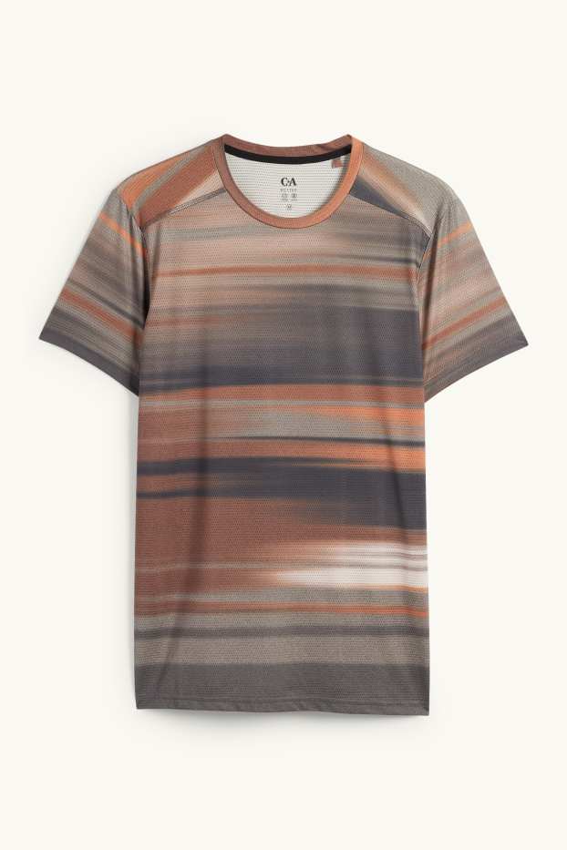 Home - Samarreta tècnica - amb motiu - marró