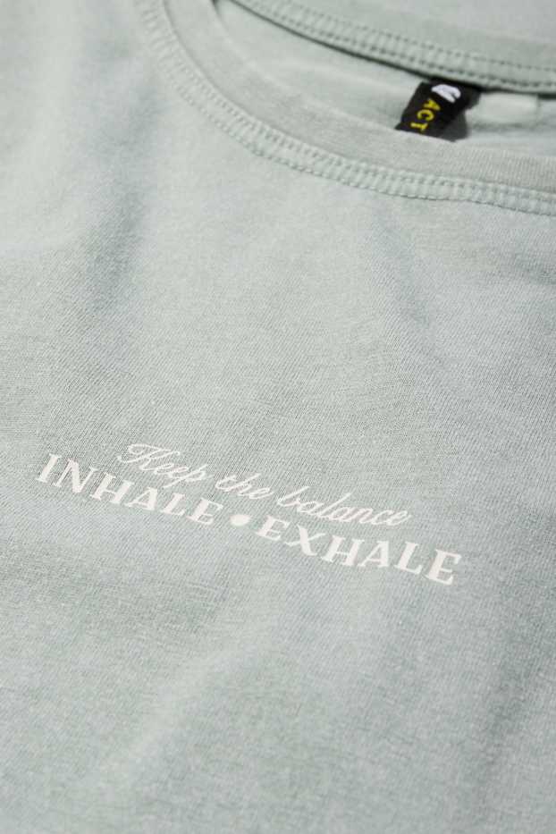 Donna - T-shirt sportiva - verde chiaro