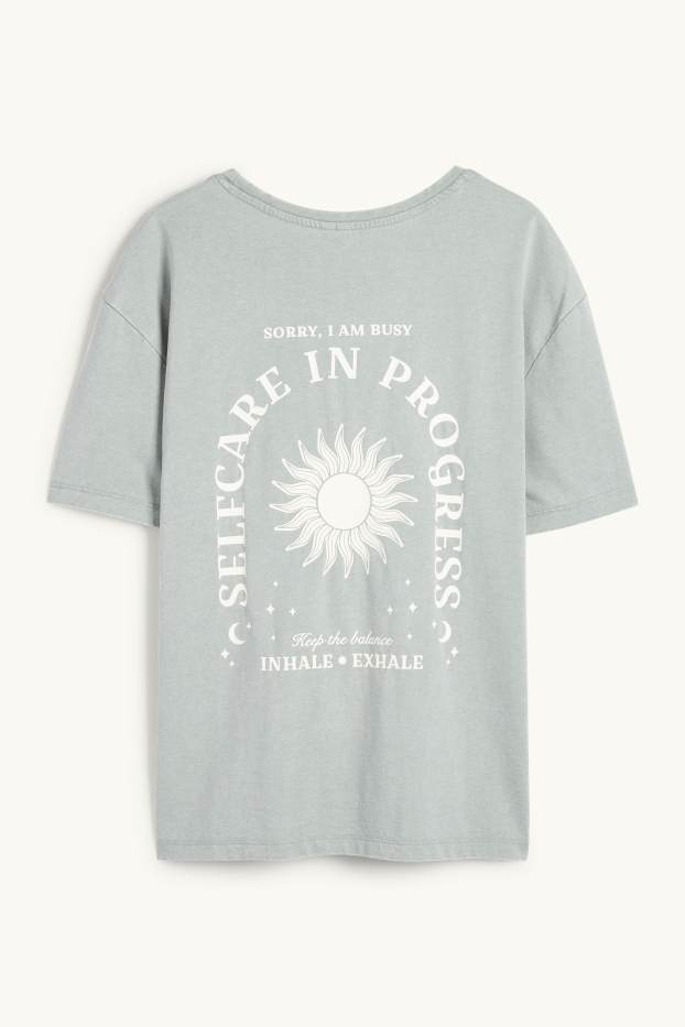 Donna - T-shirt sportiva - verde chiaro