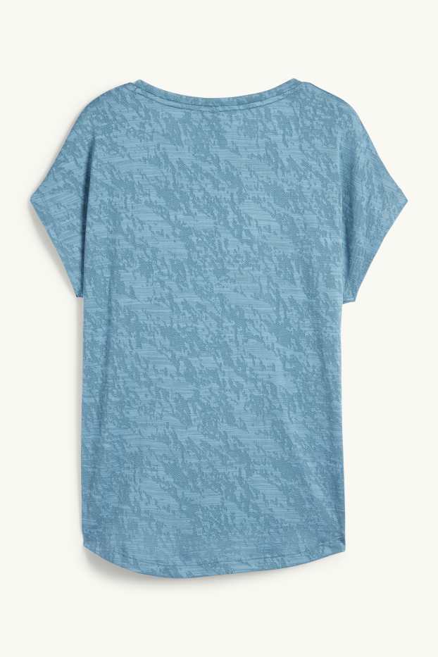 Damen - Funktions-Shirt - strukturiert - dunkeltürkis