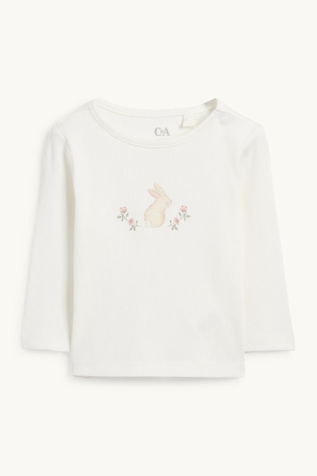 Baby Girls - Bunny rabbit - baby outfit - 3 piece - green