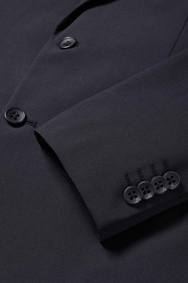 Herren - Baukasten-Sakko - Regular Fit - Flex - Schurwoll-Mix - dunkelblau