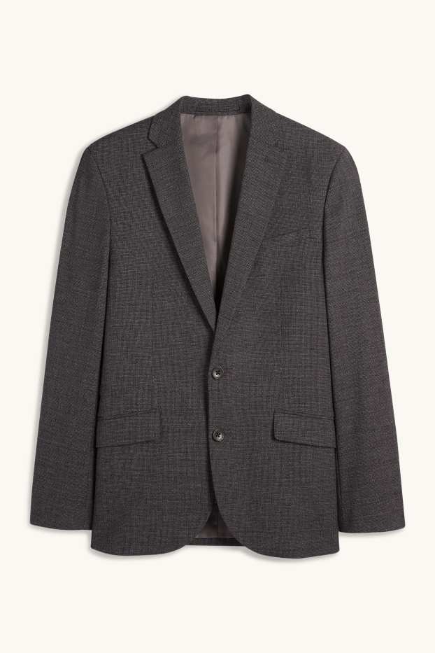 Herren - Baukasten-Sakko - Slim Fit - Flex - LYCRA® - dunkelgrau