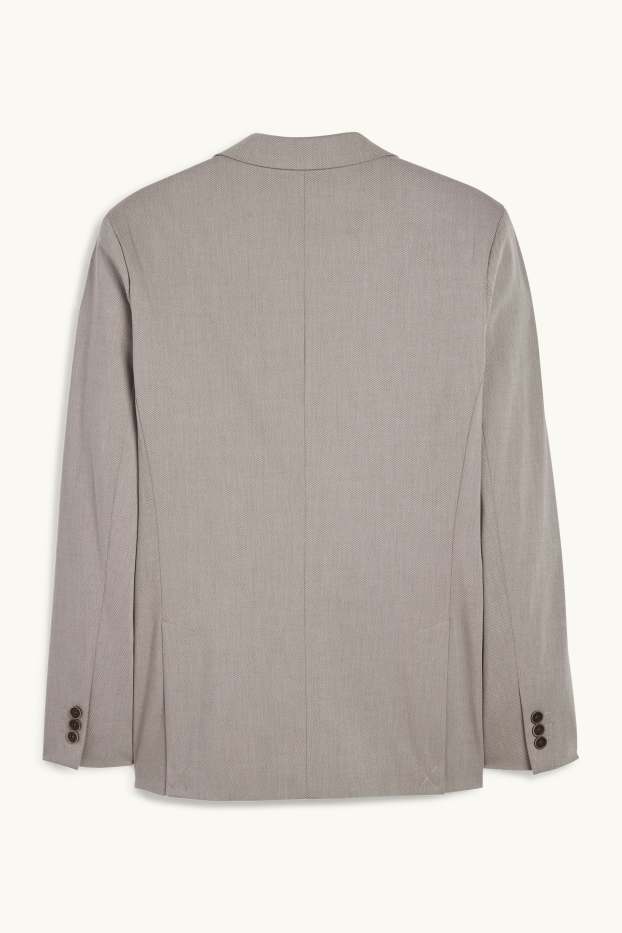 Hombre - Americana - colección modular - slim fit - Flex - beis