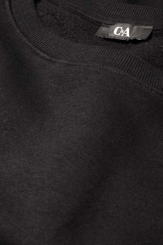 Femei - Rochie din molton - negru