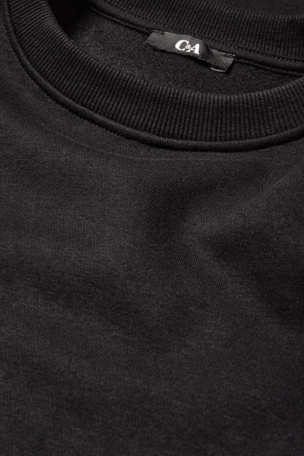 Femei - Rochie din molton - negru