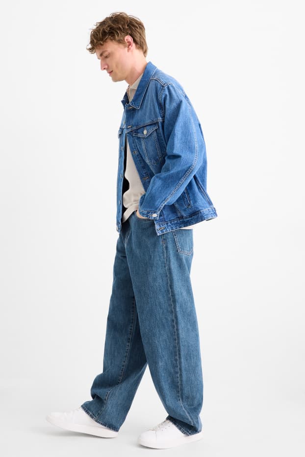 Men - Baggy jeans - blue denim
