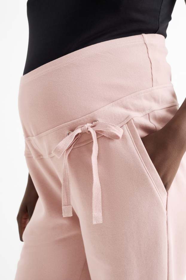 Femmes - Pantalon de jogging de grossesse - rose