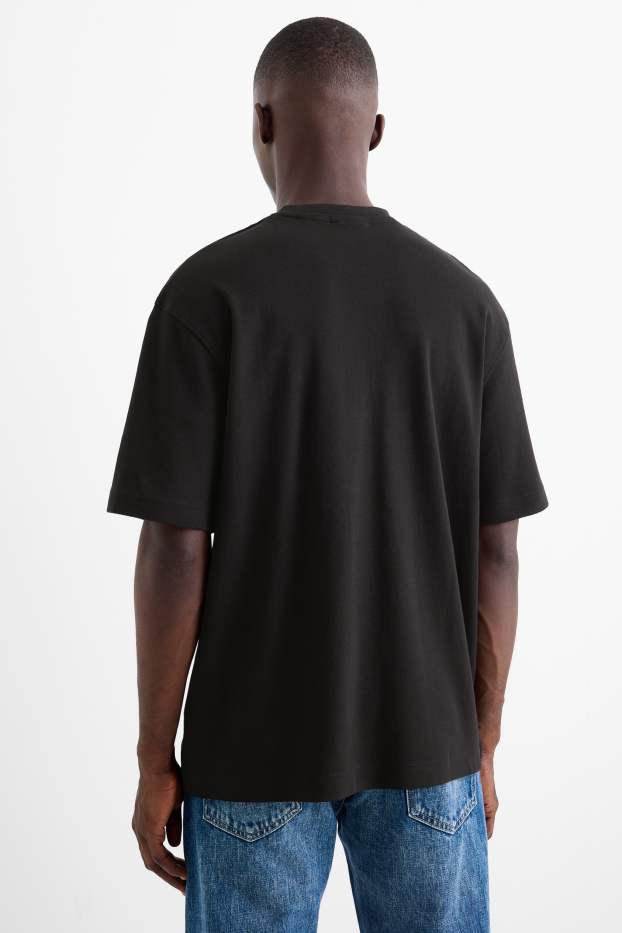 Home - Paquet de 2 - samarreta de mànigues curtes- relaxed fit - negre