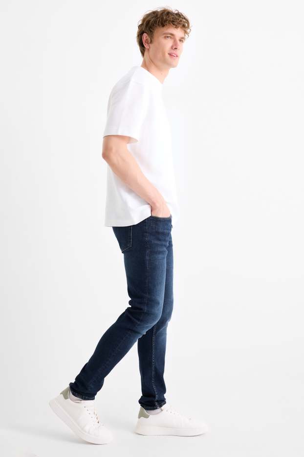 Uomo - Skinny jeans - LYCRA® - jeans blu scuro