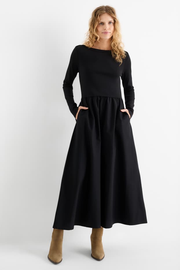 Women - Fit & flare dress - black