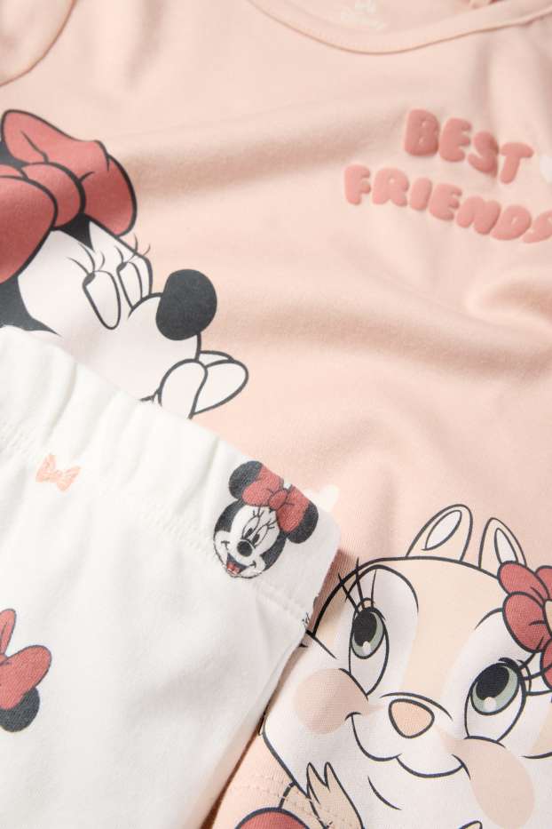 Baby: meisjes - Disney - babypyjama - 2-delig - roze