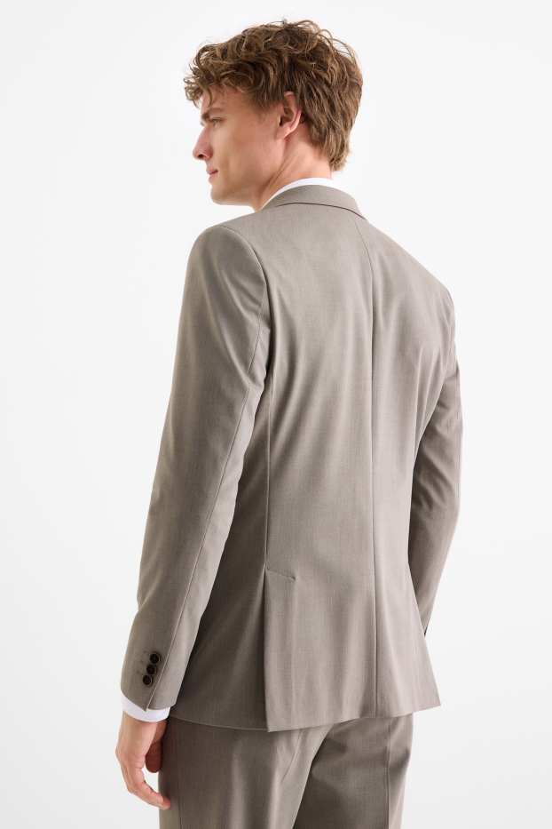 Hombre - Americana - colección modular - slim fit - Flex - beis