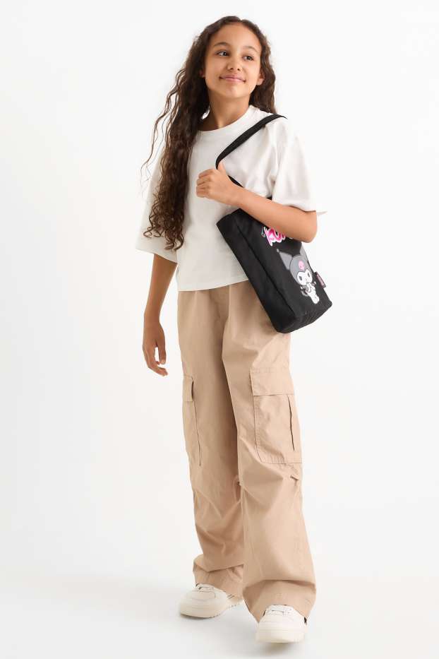 Kinder Mädchen - Cargohose - beige