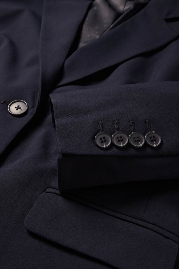 Dames - Business-blazer - regular fit - donkerblauw
