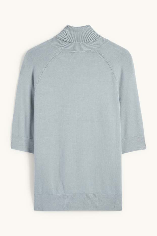 Dames - Coltrui - korte mouwen - turquoise