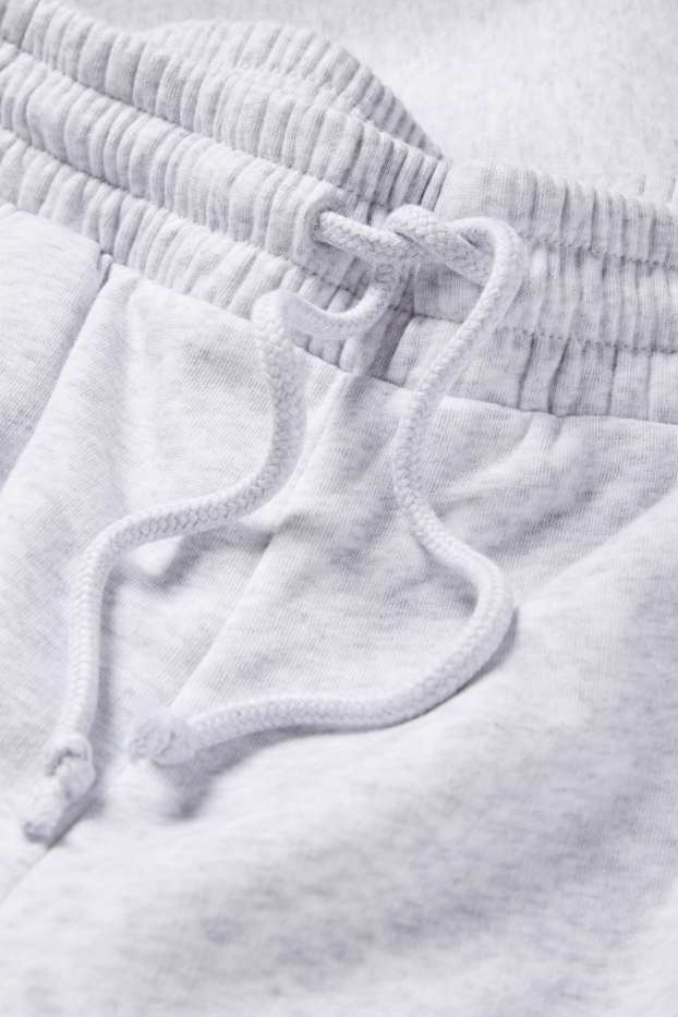 Dames - Joggingbroek - licht grijs-mix