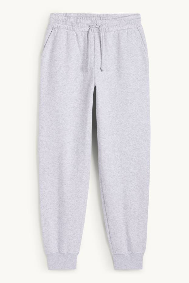 Dames - Joggingbroek - licht grijs-mix