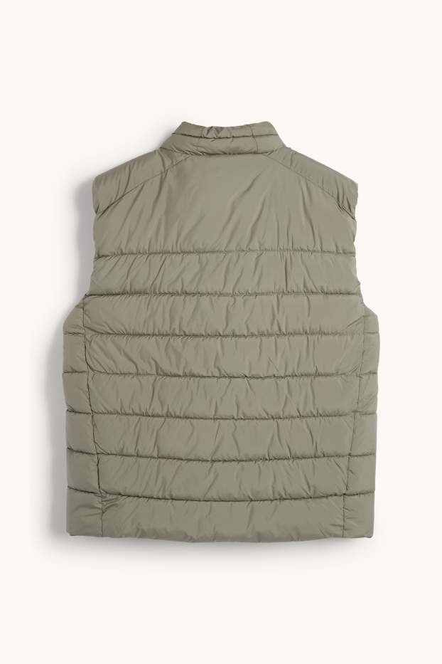 Herren - Steppweste - grün